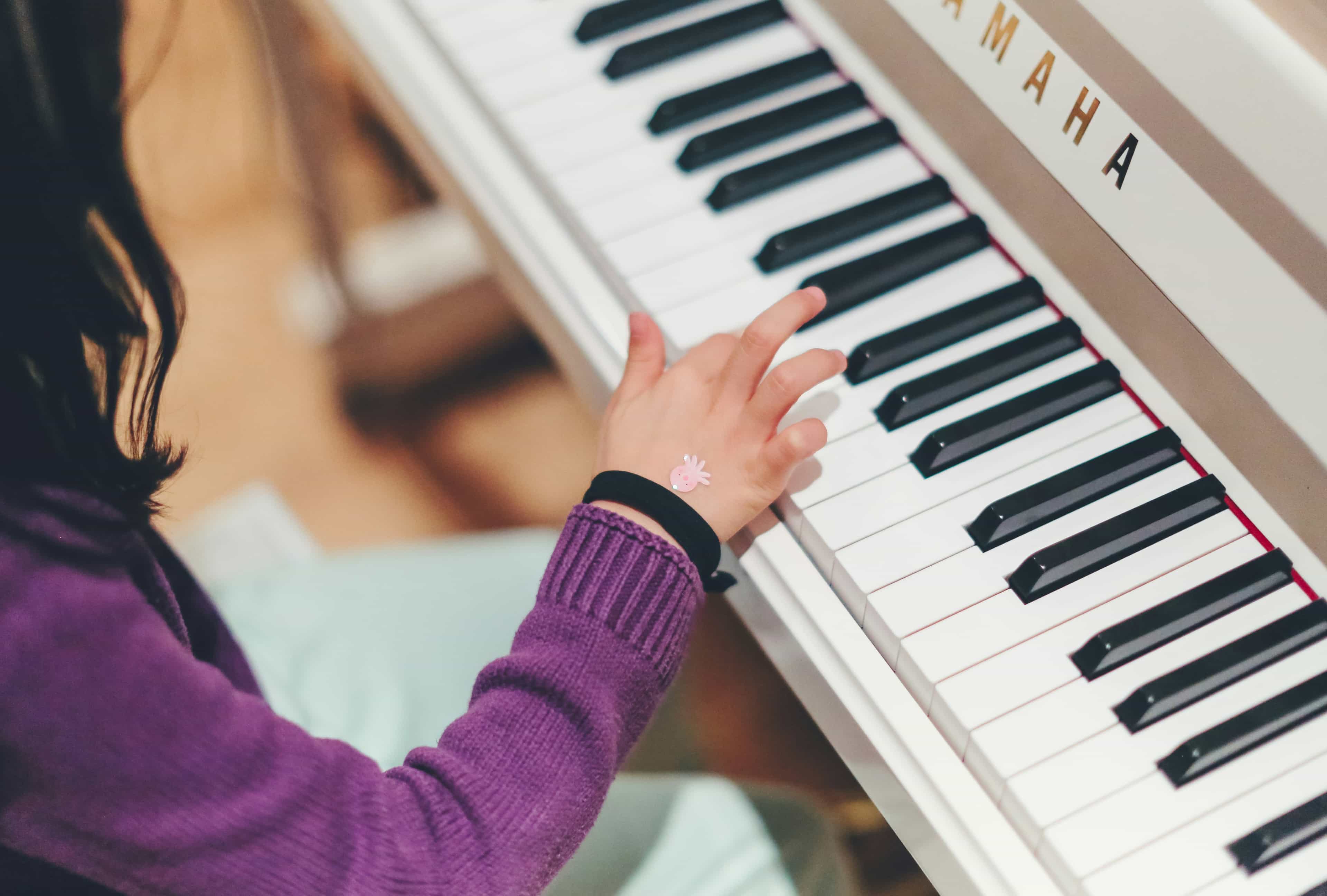 Children playing music